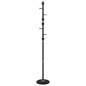 vidaXL Perchero de hierro con recubrimiento en polvo negro 176 cm vidaXL Perchero de hierro con recubrimiento en polvo negro 176 cm