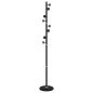 vidaXL Perchero de hierro con recubrimiento en polvo negro 176 cm vidaXL Perchero de hierro con recubrimiento en polvo negro 176 cm
