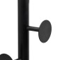 vidaXL Perchero de hierro con recubrimiento en polvo negro 176 cm vidaXL Perchero de hierro con recubrimiento en polvo negro 176 cm