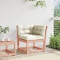 vidaXL Sofá esquinero de jardín con cojines madera Douglas 73x73x78 cm vidaXL Sofá esquinero de jardín con cojines madera Douglas 73x73x78 cm
