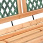vidaXL Banco de jardín madera maciza abeto y acero 116 cm vidaXL Banco de jardín madera maciza abeto y acero 116 cm