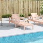 vidaXL Tumbona de madera maciza douglas 199,5x62x55 cm vidaXL Tumbona de madera maciza douglas 199,5x62x55 cm