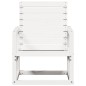 vidaXL Silla de jardín madera maciza de pino blanco 57,5x63x76 cm