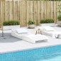 vidaXL Tumbona de madera maciza de pino blanca 205x70x31,5 cm vidaXL Tumbona de madera maciza de pino blanca 205x70x31,5 cm