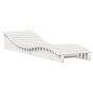 vidaXL Tumbona de madera maciza de pino blanca 205x60x31,5 cm vidaXL Tumbona de madera maciza de pino blanca 205x60x31,5 cm