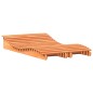 vidaXL Tumbonas madera maciza de pino marrón 2 uds 205x60x31,5 cm vidaXL Tumbonas madera maciza de pino marrón 2 uds 205x60x31,5 cm