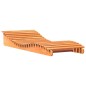 vidaXL Tumbona de madera maciza de pino marrón cera 205x80x31,5 cm vidaXL Tumbona de madera maciza de pino marrón cera 205x80x31,5 cm