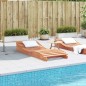 vidaXL Tumbona de madera maciza de pino marrón cera 205x80x31,5 cm vidaXL Tumbona de madera maciza de pino marrón cera 205x80x31,5 cm