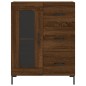 vidaXL Aparador alto madera contrachapada marrón roble 69,5x34x180 cm vidaXL Aparador alto madera contrachapada marrón roble 69,5x34x180 cm