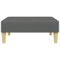 vidaXL Reposapiés de tela gris oscuro 77x55x31 cm vidaXL Reposapiés de tela gris oscuro 77x55x31 cm