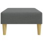 vidaXL Reposapiés de tela gris oscuro 77x55x31 cm vidaXL Reposapiés de tela gris oscuro 77x55x31 cm