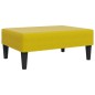 vidaXL Reposapiés de terciopelo amarillo 77x55x31 cm vidaXL Reposapiés de terciopelo amarillo 77x55x31 cm