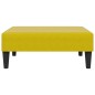 vidaXL Reposapiés de terciopelo amarillo 77x55x31 cm vidaXL Reposapiés de terciopelo amarillo 77x55x31 cm