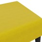 vidaXL Reposapiés de terciopelo amarillo 77x55x31 cm vidaXL Reposapiés de terciopelo amarillo 77x55x31 cm