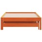 vidaXL Sofá cama nido madera maciza de pino marrón cera 90x190 cm vidaXL Sofá cama nido madera maciza de pino marrón cera 90x190 cm