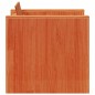 vidaXL Juego de muebles jardín 2 pzas madera maciza pino marrón cera vidaXL Juego de muebles jardín 2 pzas madera maciza pino marrón cera