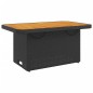 vidaXL Set comedor de jardín 2 pzas con cojines ratán sintético negro vidaXL Set comedor de jardín 2 pzas con cojines ratán sintético negro