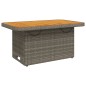 vidaXL Juego de comedor de jardín 4 piezas con cojines ratán PE gris vidaXL Juego de comedor de jardín 4 piezas con cojines ratán PE gris