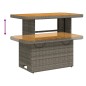 vidaXL Juego de comedor de jardín 4 piezas con cojines ratán PE gris vidaXL Juego de comedor de jardín 4 piezas con cojines ratán PE gris