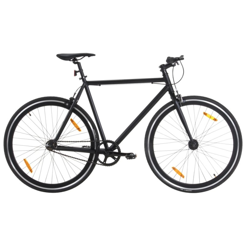 vidaXL Bicicleta de piñón fijo negro 700c 51 cm vidaXL Bicicleta de piñón fijo negro 700c 51 cm