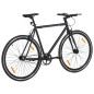 vidaXL Bicicleta de piñón fijo negro 700c 51 cm vidaXL Bicicleta de piñón fijo negro 700c 51 cm