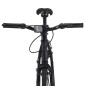 vidaXL Bicicleta de piñón fijo negro y naranja 700c 59 cm vidaXL Bicicleta de piñón fijo negro y naranja 700c 59 cm