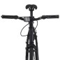 vidaXL Bicicleta de piñón fijo negro y verde 700c 55 cm vidaXL Bicicleta de piñón fijo negro y verde 700c 55 cm