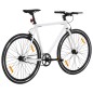 vidaXL Bicicleta de piñón fijo blanco y negro 700c 51 cm vidaXL Bicicleta de piñón fijo blanco y negro 700c 51 cm
