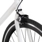 vidaXL Bicicleta de piñón fijo blanco y negro 700c 51 cm vidaXL Bicicleta de piñón fijo blanco y negro 700c 51 cm