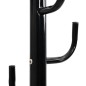 vidaXL Perchero de hierro con recubrimiento en polvo negro 183 cm vidaXL Perchero de hierro con recubrimiento en polvo negro 183 cm