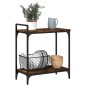 vidaXL Carrito cocina madera ingeniería roble ahumado 60,5x31x72,5 cm vidaXL Carrito cocina madera ingeniería roble ahumado 60,5x31x72,5 cm