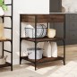 vidaXL Carrito de cocina madera ingeniería marrón roble 60x48x89,5 cm vidaXL Carrito de cocina madera ingeniería marrón roble 60x48x89,5 cm