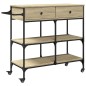 vidaXL Carrito de cocina madera ingeniería roble Sonoma 105x42x95 cm vidaXL Carrito de cocina madera ingeniería roble Sonoma 105x42x95 cm