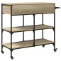 vidaXL Carrito de cocina madera ingeniería roble Sonoma 105x42x95 cm vidaXL Carrito de cocina madera ingeniería roble Sonoma 105x42x95 cm