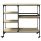 vidaXL Carrito de cocina madera ingeniería roble Sonoma 100x45x89,5 cm vidaXL Carrito de cocina madera ingeniería roble Sonoma 100x45x89,5 cm