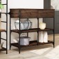 vidaXL Carrito de cocina madera ingeniería marrón roble 105x42x95 cm vidaXL Carrito de cocina madera ingeniería marrón roble 105x42x95 cm