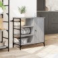 vidaXL Carrito de cocina de madera gris Sonoma 87,5x38,5x84,5 cm vidaXL Carrito de cocina de madera gris Sonoma 87,5x38,5x84,5 cm