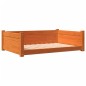 vidaXL Cama para perros madera maciza pino marrón cera 95,5x65,5x28 cm vidaXL Cama para perros madera maciza pino marrón cera 95,5x65,5x28 cm
