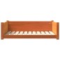 vidaXL Cama para perros madera maciza pino marrón cera 95,5x65,5x28 cm vidaXL Cama para perros madera maciza pino marrón cera 95,5x65,5x28 cm