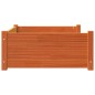 vidaXL Cama para perros madera maciza pino marrón cera 95,5x65,5x28 cm vidaXL Cama para perros madera maciza pino marrón cera 95,5x65,5x28 cm