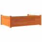 vidaXL Cama para perros madera maciza pino marrón cera 95,5x65,5x28 cm vidaXL Cama para perros madera maciza pino marrón cera 95,5x65,5x28 cm