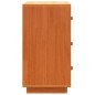 vidaXL Aparador de madera maciza de pino marrón cera 80x40x75 cm vidaXL Aparador de madera maciza de pino marrón cera 80x40x75 cm