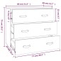 vidaXL Aparador de madera maciza de pino marrón cera 80x40x75 cm vidaXL Aparador de madera maciza de pino marrón cera 80x40x75 cm