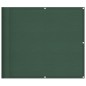 vidaXL Pantalla de balcón 100% poliéster Oxford verde oscuro 90x1000cm