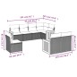 vidaXL Set de sofás de jardín 8 pzas y cojines ratán sintético gris vidaXL Set de sofás de jardín 8 pzas y cojines ratán sintético gris