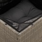 vidaXL Set de sofás de jardín 10 pzas con cojines ratán sintético gris vidaXL Set de sofás de jardín 10 pzas con cojines ratán sintético gris