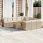 vidaXL Set de sofás de jardín 12 pzas y cojines ratán sintético marrón vidaXL Set de sofás de jardín 12 pzas y cojines ratán sintético marrón