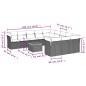 vidaXL Set de sofás de jardín 12 pzas y cojines ratán sintético marrón vidaXL Set de sofás de jardín 12 pzas y cojines ratán sintético marrón