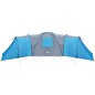 vidaXL Tienda de campaña 12 personas tafetán 185T azul 840x720x200 cm vidaXL Tienda de campaña 12 personas tafetán 185T azul 840x720x200 cm