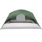 vidaXL Tienda de campaña 4 personas tafetán 190T verde 350x280x155 cm vidaXL Tienda de campaña 4 personas tafetán 190T verde 350x280x155 cm